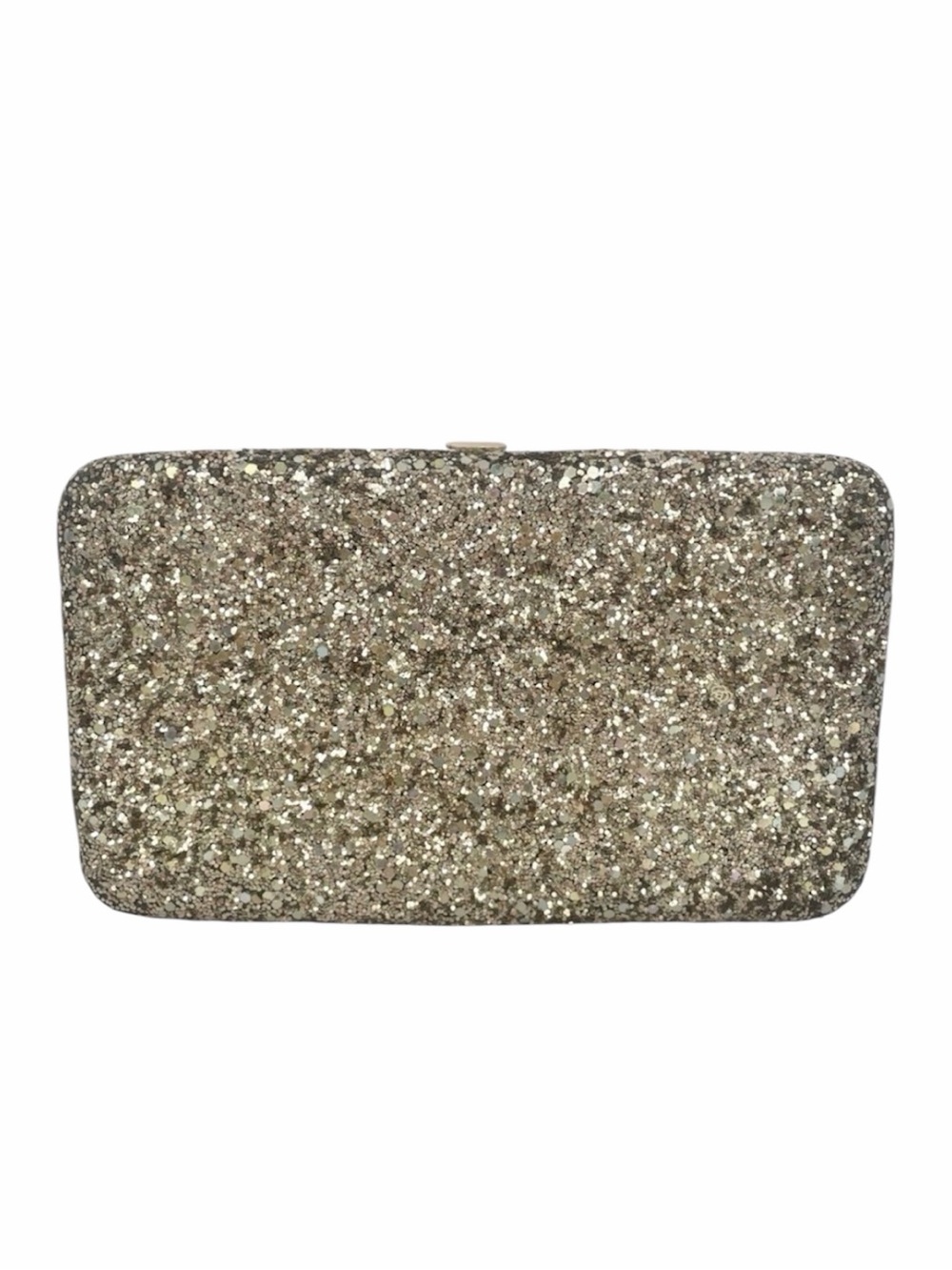 Merona Gold Glitter Evening Clutch Wallet